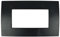 SANDASDON, Placca Slim Sottile 3M 4M 7M, Compatibile con Bticino Living Light Air (4M Per 4 Moduli, Nero)