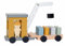 JaBaDaBaDo Grua Auto mit Magnet, Mehrfarbig (W7210)
