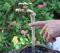 Anshka Fontaine de Robinet Invisible USB - Fontaine d'Extérieur - Robinet Magique Flottant - Pour Décoration de Jardin ou de Cour