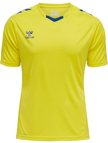 hummel hmlCORE XK Poly Trikot gelbblau, S Herren