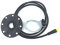 Lodokdre E-Bike Pedal Sensor Wasserdicht Stecker für Elektrofahrrad, 8 Magnete, 3-poliger Stecker, 800 mm Kabel, 6,5 cm Ringdurchmesser