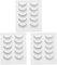 POPETPOP 15 Pairs Short False Eyelashes Magnetic False Eyelashes Glue for Lashes Natural False Eyelashes Pestañas Eyelashes Natural Look False Lashes Wispy Makeup False Eyelash