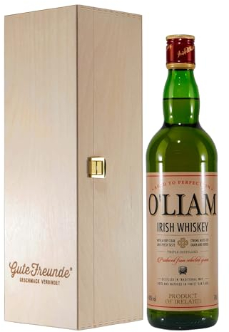 O´Liam Irish Whiskey mit Geschenk-Holzkiste