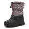 JOMIX Stivali Bambini Ragazzi Doposci Stivaletti Bambine Ragazze da Neve Impermeabile Scarpe Invernalin Imbottite da Bimbi Bimbe MB9536 (Viola, 31)