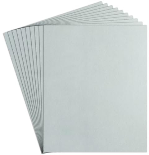 AOZHONG Lot de 10 feuilles de papier abrasif grain 4000, 22,9 x 27,9 cm, papier abrasif humide et sec, carbure de silicium pour bois, métal, ponçage et polissage automobile, imperméable et durable