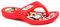 Infradito Ciabatte Mare Piscina Bambina MOD. D3010161S (Rosso, Sistema Taglie Calzature EU, Bimbo (0-5 Anni), Donna, Numero (Range), Media, 24, 25)