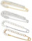 Perle Brosche Sicherheitsnadel Brosche Clips Pullover Kristall und Perle Pins und Kristall Shawl Clips Faux Schal Mantel Schmucknadel, 4 Stück,für Damen Mädchen Kleidung Dekoration Zubehör Schmuck