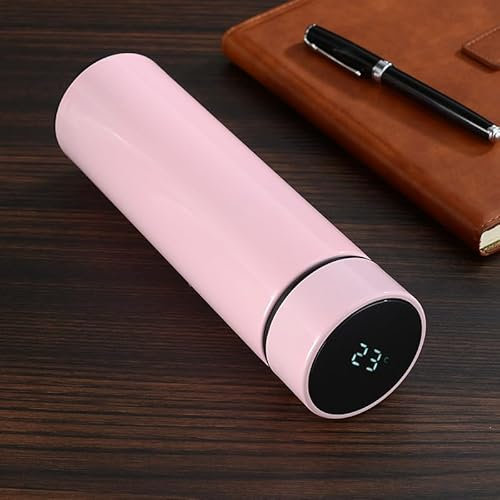 Double Wall Vacuum Display 500 Ml Smart Water Bottle Led Digital Electric Thermo Thermal Flask With Temperature