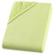 Spannbettlaken 120x200 cm Jersey Spannbetttuch 100% Baumwolle Bettlaken für Matratzen bis 25 cm Höhe, Komfort Spannbettlaken Apfelgrün