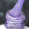 BURANO Purple Reflective Glitter Gel Nail Polish, UV LED 7.3ml Sparkle Nail Polish Holographic Glitter Gel Curing Need for DIY Home S9