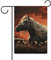 Romantische Mustang-Gartenflagge, Einheitsgröße, saisonale Hofflagge, kleine Willkommensgartenflagge für draußen, doppelseitige Flachsflaggen, Outdoor-Flaggen, personalisierte Flaggen für Veranda und