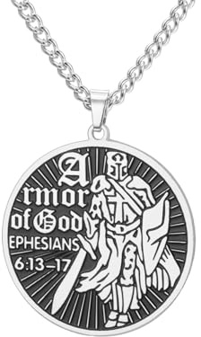 Dreamtimes Ritter Templer Halskette Edelstahl für Männer Frauen Kreuz Anhänger mit Kette Bold Religiöser Schmuck Symbolische Mittelalterliche Templer Kreuz Halskette