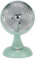 Srliya Ventilatore Tavolo retrò, Ventilatore Oscillante Vintage, Ricaricabile Tramite USB, con Regolazione Dell'inclinazione della Testa, Silenzioso per Ufficio