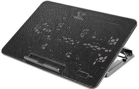 Yinhing Laptop Cooling Pad With 6 Ultra Quiet LED Fans Ergonomic Design USB Powered Laptop Cooler for 15.6 Inch Or Smaller Laptops Enhanced Airflow for Optimal Performance