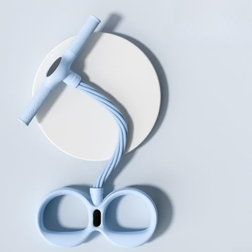 Bauchtrainer, 1 Packung Smart Fitnessgeräte mit KI-Zähler und Kalorienanzeige, multifunktionale Heimtrainingsausrüstung für Rumpfkrafttraining, Sit-Ups und Beinübungen (A-Blau)
