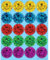 Dazzle Smiley Faces Stickers
