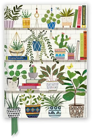 Georgia Breeze: Books & Plants (Foiled Journal) (Flame Tree Notebooks)