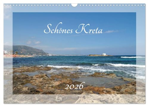 Schönes Kreta (Wandkalender 2026 DIN A3 quer), CALVENDO Monatskalender: Die griechische Insel Kreta hat außer Strand und Meer noch sehr viel mehr zu bieten (CALVENDO Orte)