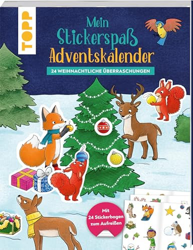 Mein Stickerspaß-Adventskalender: 24 weihnachtliche Überraschungen für jeden Tag