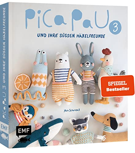 Pica Pau und ihre süßen Häkelfreunde – Band 3: Eichhörnchen, Giraffe, Igel und Co. häkeln