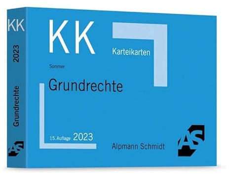 Karteikarten Grundrechte (Karteikarten Öffentliches Recht)