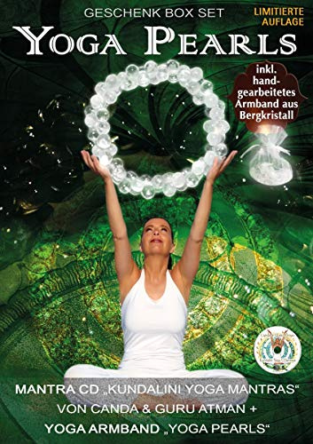 Yoga Pearls Geschenk Box mit Mantra „Kundalini Yoga Mantras“ + Yoga Armband „Yoga Pearls“