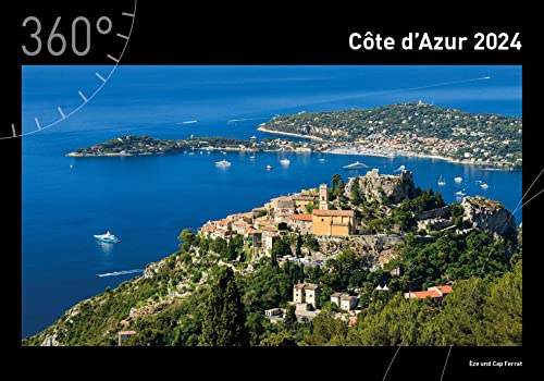 360° Côte d´Azur Premiumkalender 2024 (360° Premiumkalender 2024 (50 x 35 cm))