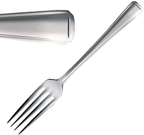 Olympia Harley Dessert Fork Set of 12 - Durable Stainless Steel, High Polish Finish, Magnetic Silverware D694