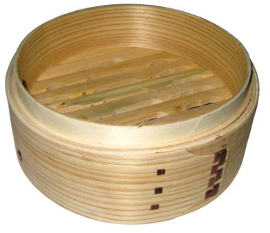 Cedar mini Chinese bamboo steamer only 15cm (Japan import / The package and the manual are written in Japanese)