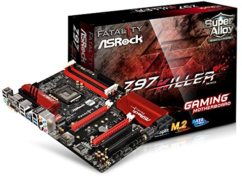 ASRock Fatal1ty Z97 Killer Mainboard Sockel 1150 (ATX, HDMI, DVI, VGA, USB 3, SATA III, 7.1 Audio)
