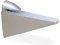 Emuca 4009225 Coppia di Reggimensola Modele Halcon per Mensole in Legno/Vetro/Cristallo di Spessore 8-40 mm, Verniciato Alluminio