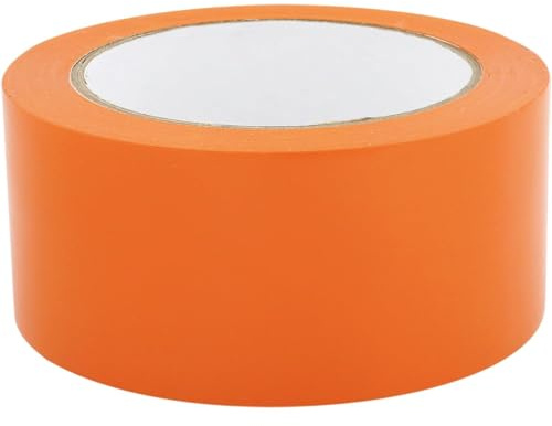 anytools.de 10x Klebeband PVC 50mm x 33m orange rückstandsfrei