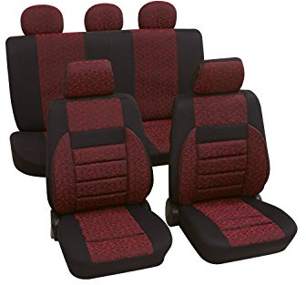 PETEX Universalsitzbezug Relax, 15 teilig rot