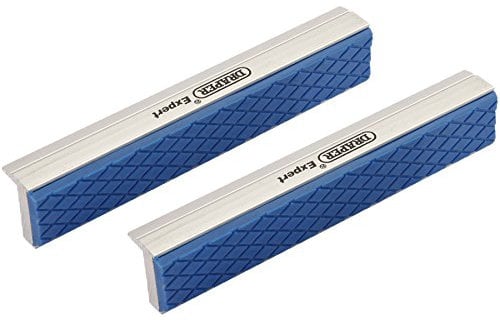 White Hinge Engineers Soft Vice Jaws 150mm/6 - Anti-Marking Magnetic Clamps with Rubber Grips