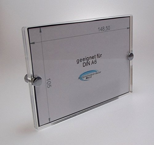 Türschild,Werbeschild im Format DIN A6 aus Acrylglas