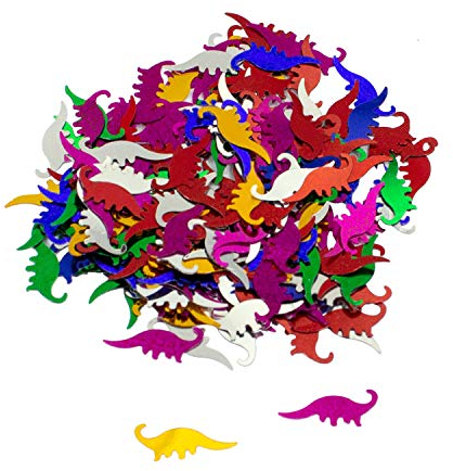 Oblique Unique® Dino Konfetti bunt Kinder Geburtstag Junge Dinosaurier Tisch Deko Streudeko 14g