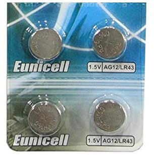 Pkcell Knopfzellen Alkaline AG12 – Batterie SR43 LR43 SR1142W 386 V386 SR43W
