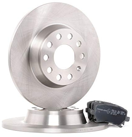 RIDEX 3405B0009 Bremsenset Hinten 282mm - Bremsen Set mit Bremsscheiben und Bremsbeläge Satz