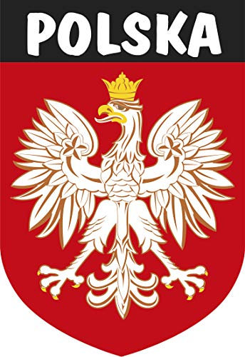Artimagen Aufkleber Wappen Polen 40 x 60 mm