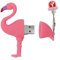 LEIZHAN 16GB USB Stick High Speed Silikon Flamingo Cartoon Flash-Memory Stick Pen Drive Laptop Computer PC Windows (16GB,Flamingo)