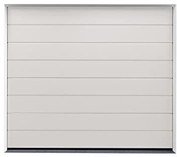 DoorHan Sektional Garagentor mit Stecker | zu Selbstmontage | Größen wählbar | 4 Farben (2500 x 2150 RAL 9010 Reinweiß)