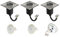 3er Set Alfa K 230Volt GU10 Bodenleuchte mit GU10 5W LED befahrbar Edelstahl Rostfrei Gehwegbeleuchtung Gartenbeleuchtung (Neutralweiß)