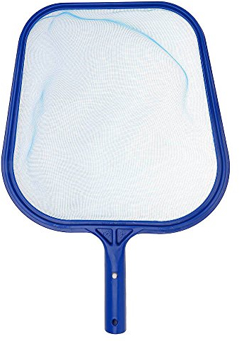 Swimming Pool Skimmer Netz, Pool Kescher Set mit Pool Tief Kescher, Poolreinigung Fein Laubkescher Abschäumer Leaf Net, für Spa, Whirlpools, Aquarium (Blau)