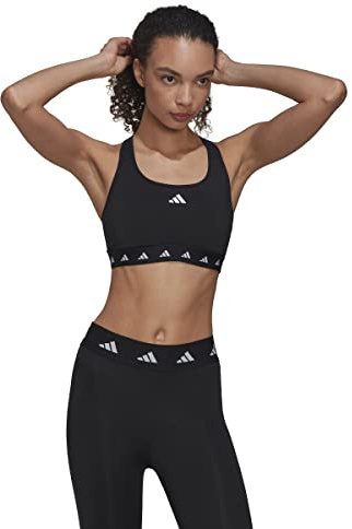 Adidas Damen Techfit Medium Support Bra Trainings-BH mit mittlerem Halt