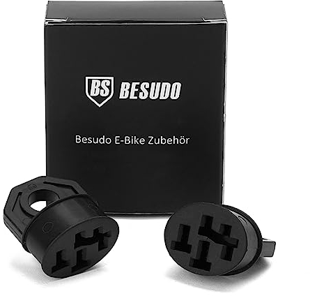 Besudo Lot de 2 cache-broches de protection de contact pour batterie de vélo électrique Bosch - Protection de contact - Cache de batterie pour vélo électrique - Capuchons de protection idéaux pour