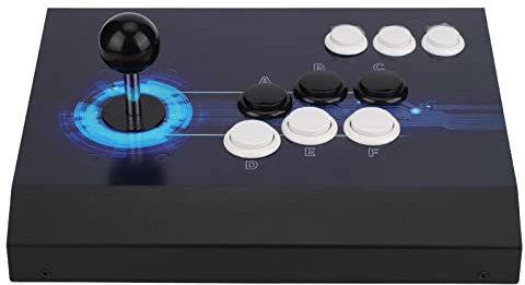 Consola de Juegos Arcade, 3D 1000 en 1 Caja de Pandora Máquina Arcade con Doble Joystick de Metal 1-4 Jugadores 1280x720 Full HD para PC/Laptop/TV/PS4, Ordenación de Botones Personalizada(Tipo 1)