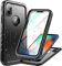 Cozycase TOP Military Shockproof IP68 Waterproof Case for iPhone X/XS Heavy Duty 360 Full Body With Screen Camera Protector Double Dustproof Hard Tough Protective X XS Front Back Cover Black