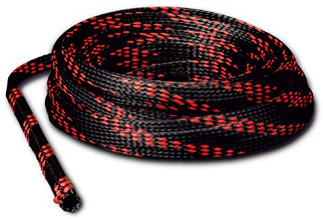 EMPHASER ESP-RSL8 Gaine de câble en maille extensible, en nylon tressé, Ø 4-12,5 mm, protection de câble audio de voiture avec 15 m de long