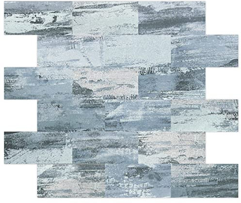 Froadp 10 adesivi a forma di piastrelle autoadesive, per cucina, bagno, camera da letto (tipo C)