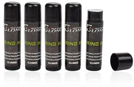 ELONG OUTDOOR 5 Stück Bogenschießen Bow String Wax, Protective Rail Lube Bowstring für Armbrust Schutzwachs Compound Recurve Takedown Bow String Wax